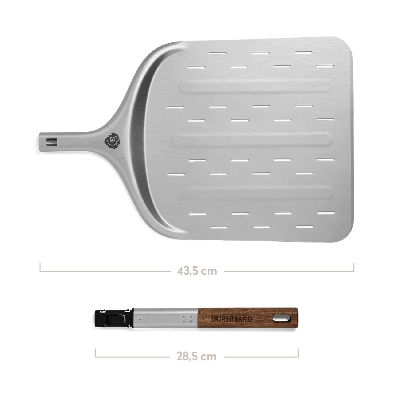 BURNHARD® Pizzaschieber Pizza Set Basic 2 tlg.