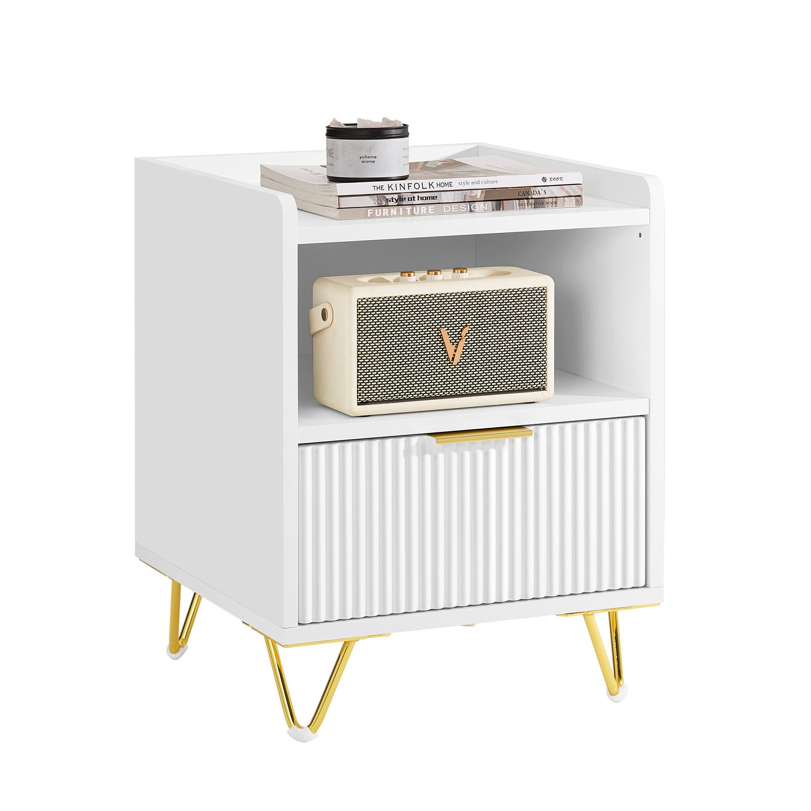 SoBuy Nachttisch FBT169, mit Schublade und Ablagefach Beistelltisch für Sch günstig online kaufen