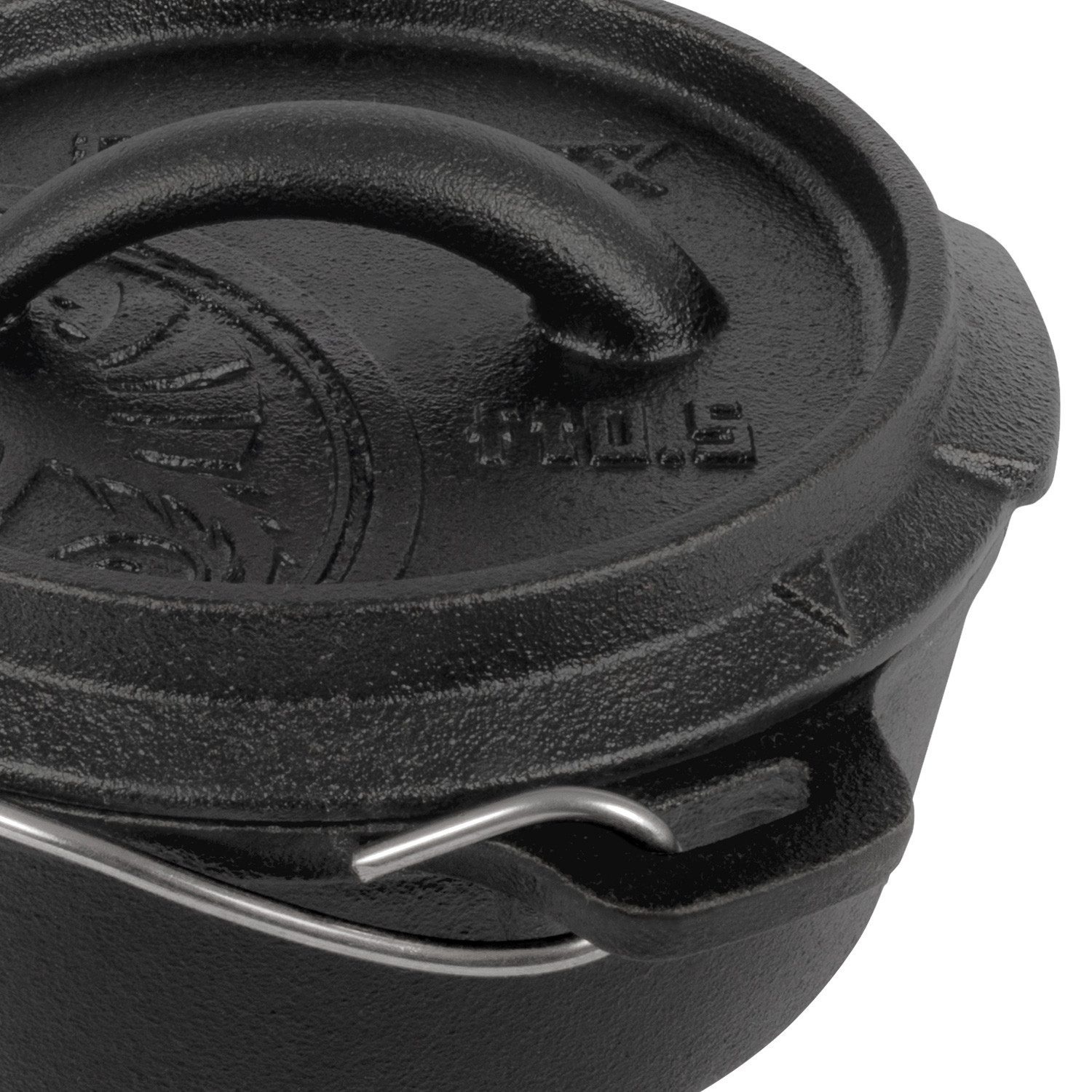 Petromax Grilltopf Petromax Feuertopf Dutch Oven ft1-t ohne Füße, Gusseisen