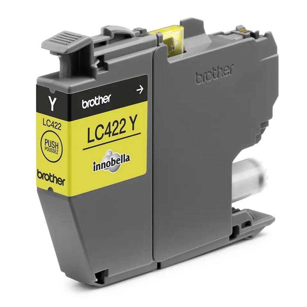 Brother Original Tintenpatrone für 550 Seiten LC422Y Tintenpatrone