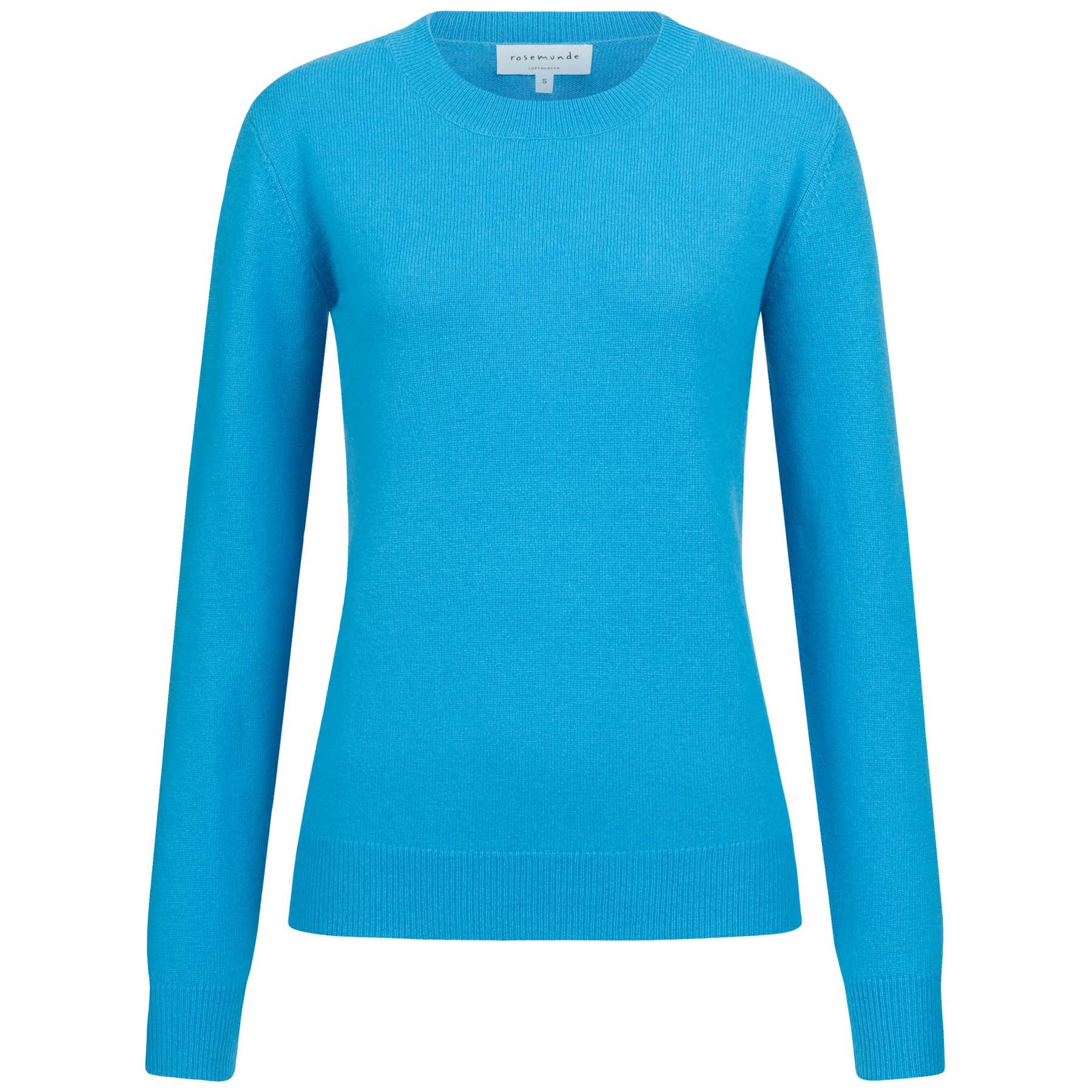 rosemunde Strickpullover ROSEMUNDE Pullover LAICA mit Kaschmir - Malibu Blue