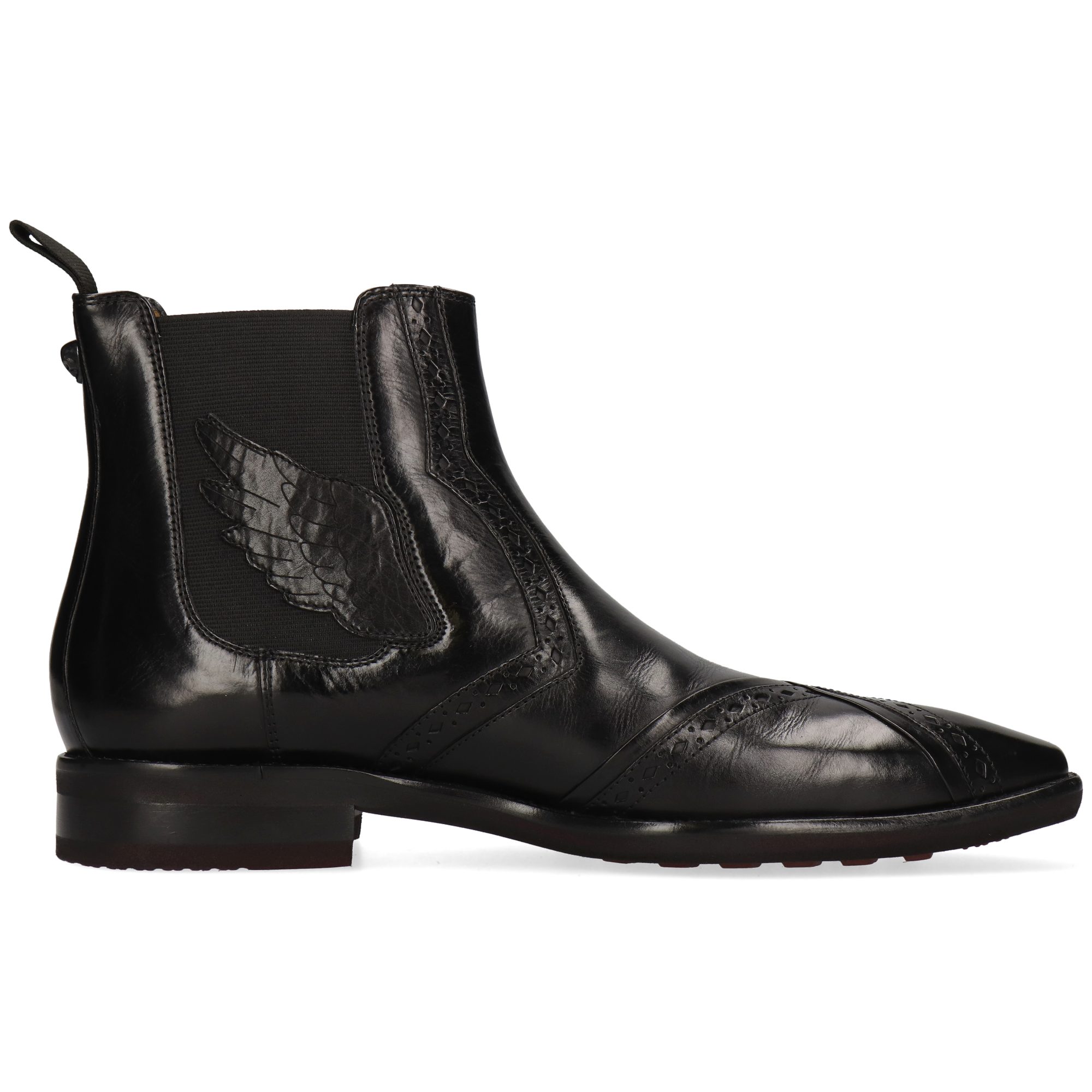 Melvin & Hamilton Elvis 102 Leder-Chelsea Boots für Herren Stiefelette Flache Absätze, Echtes Leder, Vegetabile Gerbung