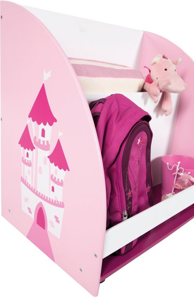 roba® Kinderregal Krone, mit Rollen