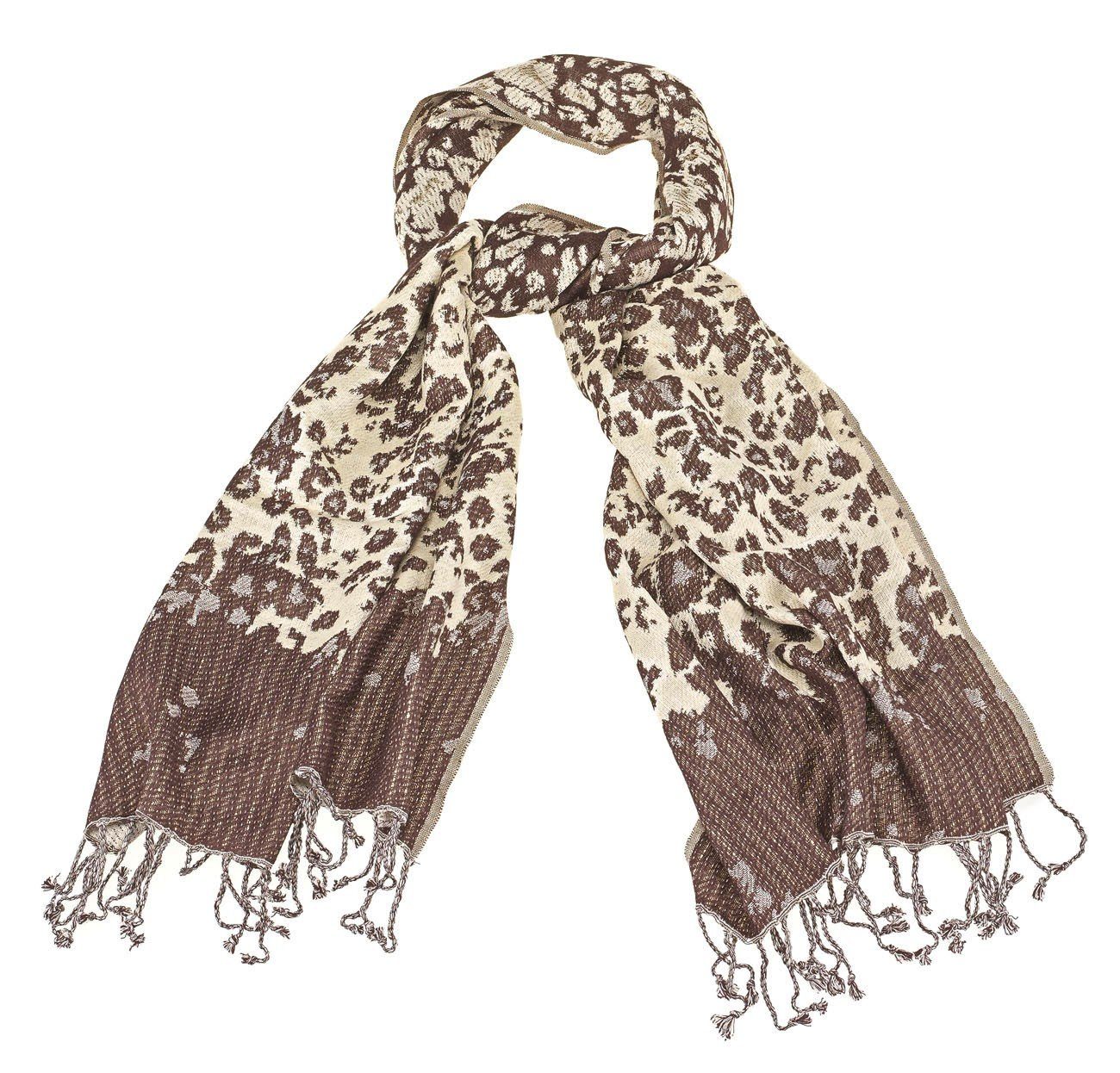 Tamaris Schal Tamaris Scarf, (Set, 1-St. 1-teilig), Damen Schal mit Fransen