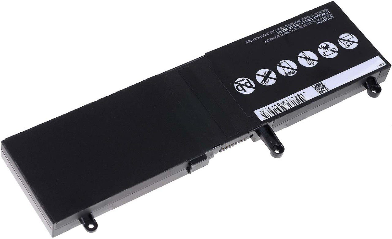 Powery Akku für Asus N550J Laptop-Akku 4000 mAh (15 V)