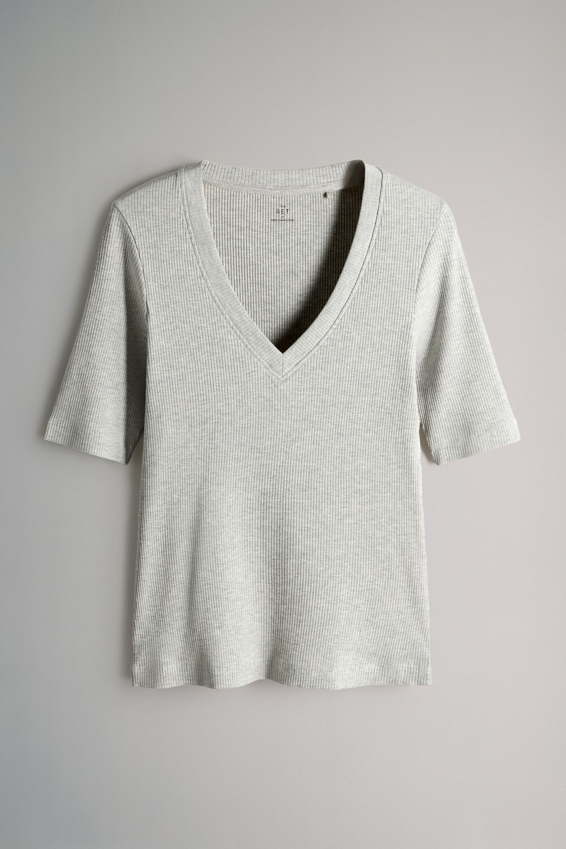 The Set V-Shirt The Set T-Shirts mit V-Ausschnitt, 5er-Pack (5-tlg)