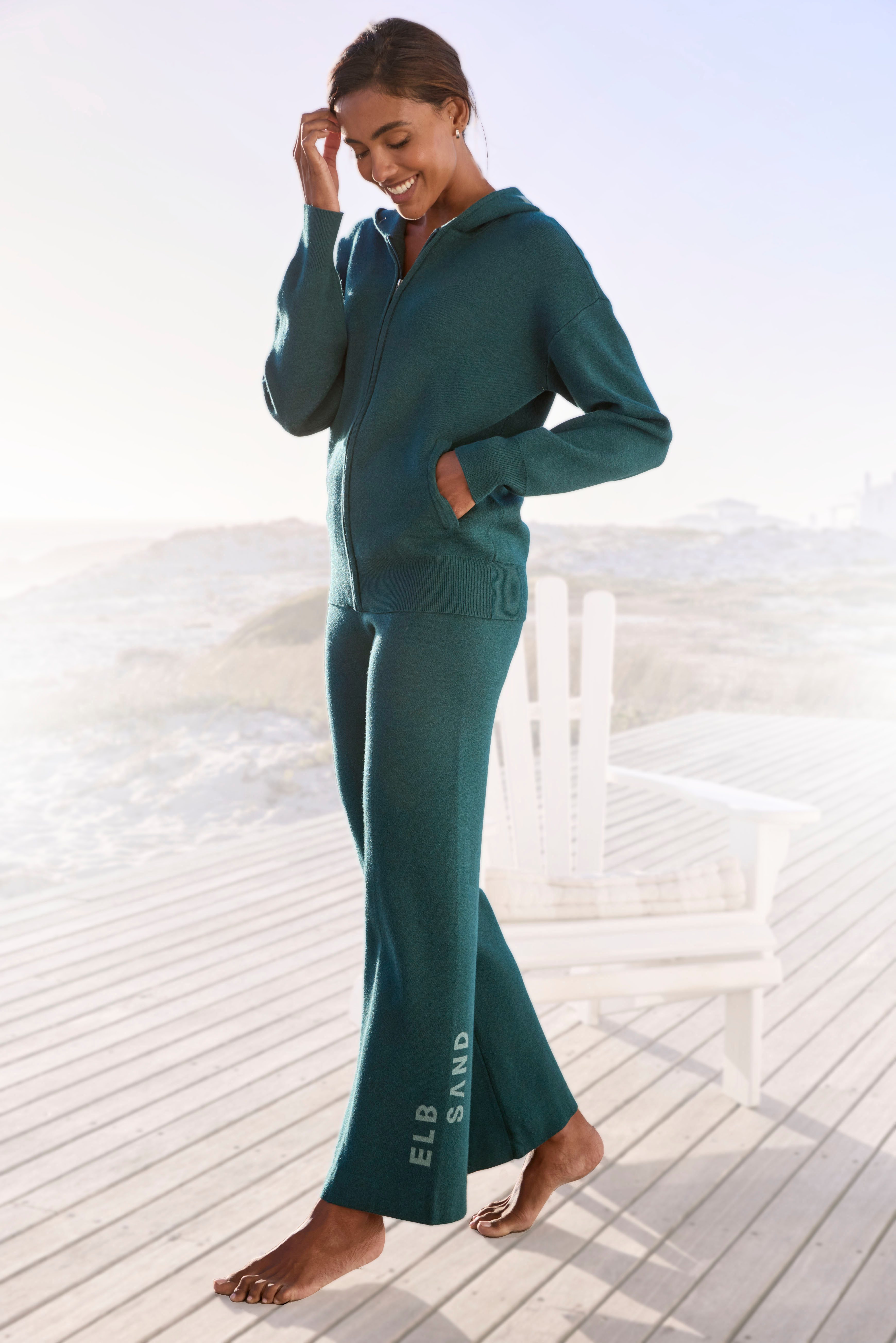 Elbsand Strickhose mit weitem Bein und günstig online kaufen
