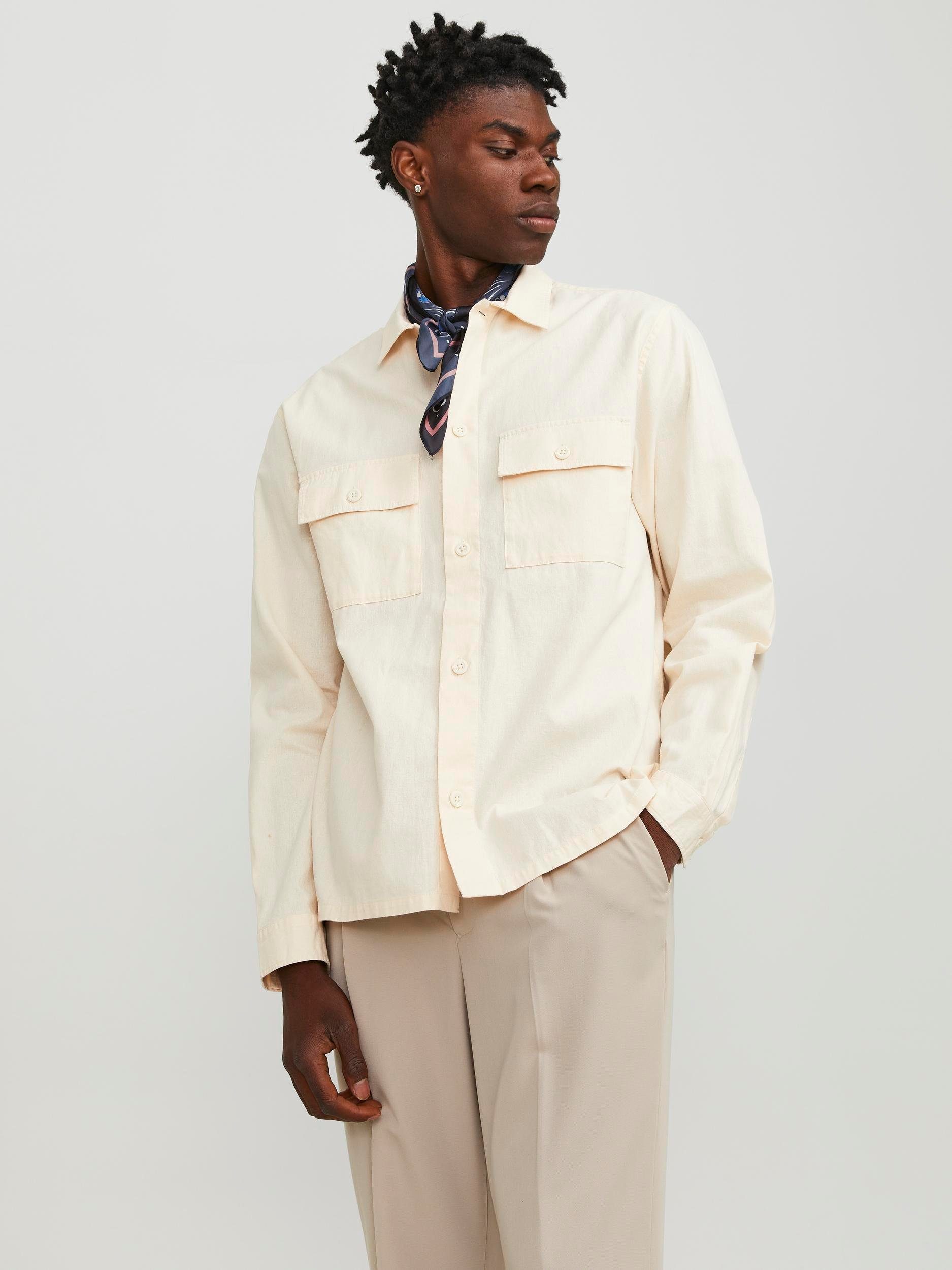 Jack & Jones Langarmhemd JJEVENICE LINEN günstig online kaufen