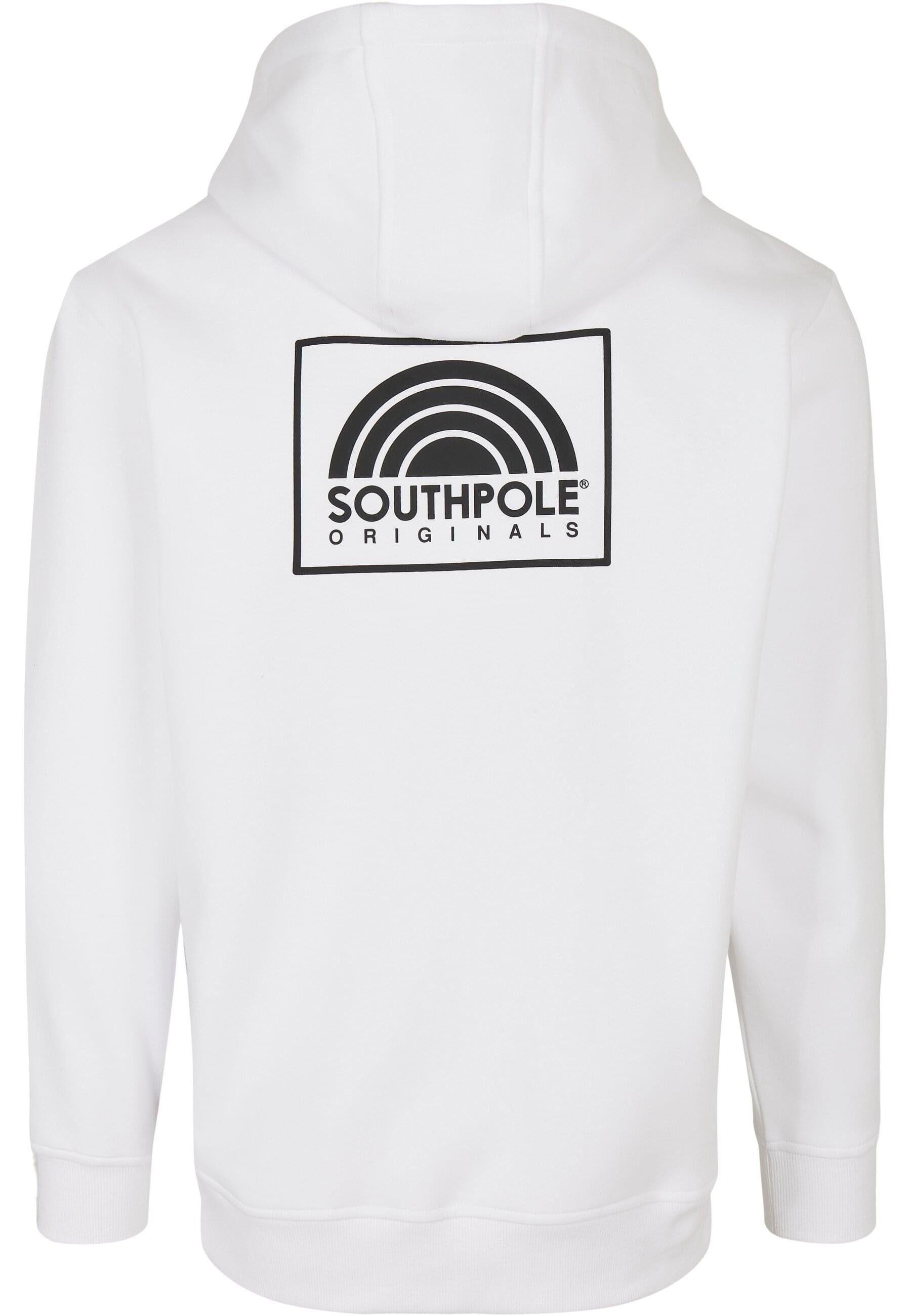 Square Hoody Southpole Logo Hoodie white Herren Southpole (1-tlg)