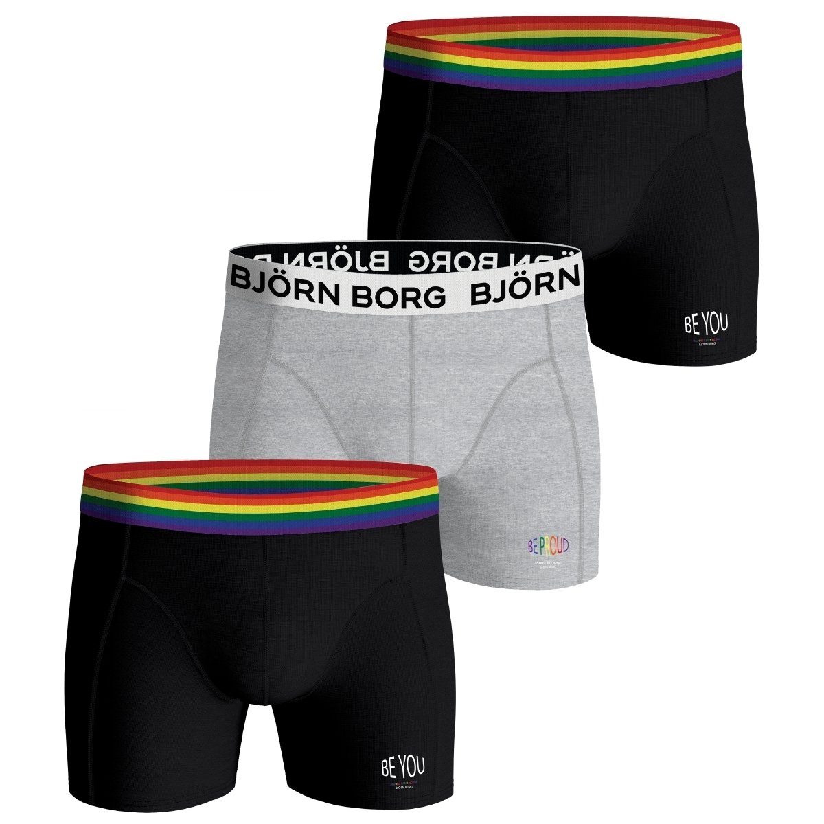 Björn Borg Boxershorts Pack Boxer Essential (3-St) Herren 3er