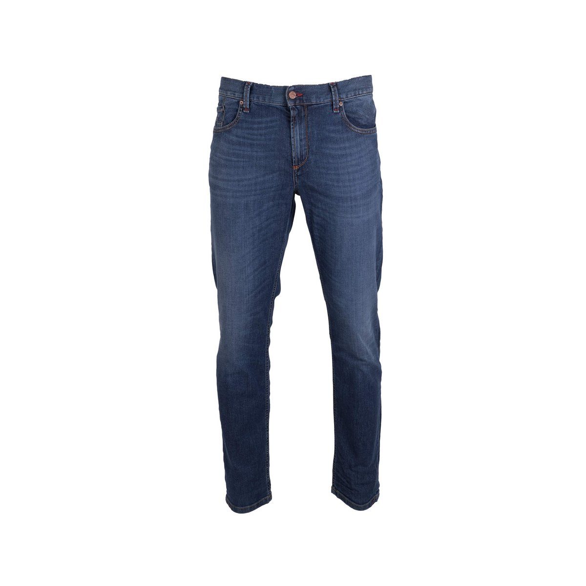 regular Straight-Jeans (1-tlg) Alberto marineblau