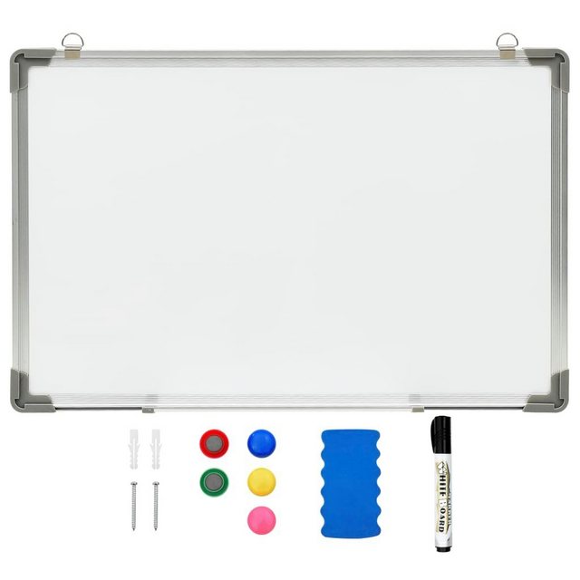 vidaXL Magnettafel »Magnetisches Whiteboard Weiß 50 x 35 cm Stahl«