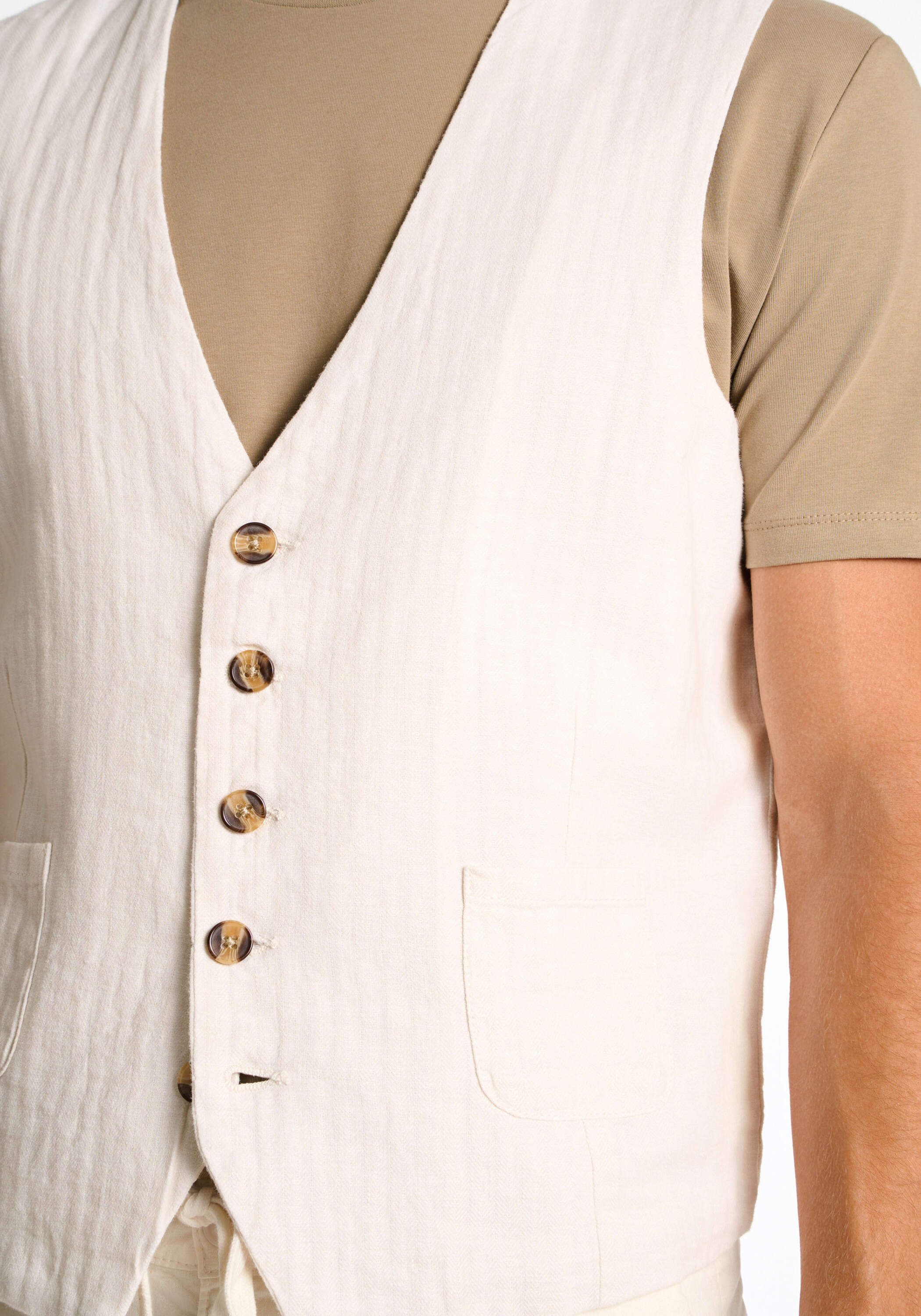 LINDBERGH Anzugweste Anzugweste Slim Fit