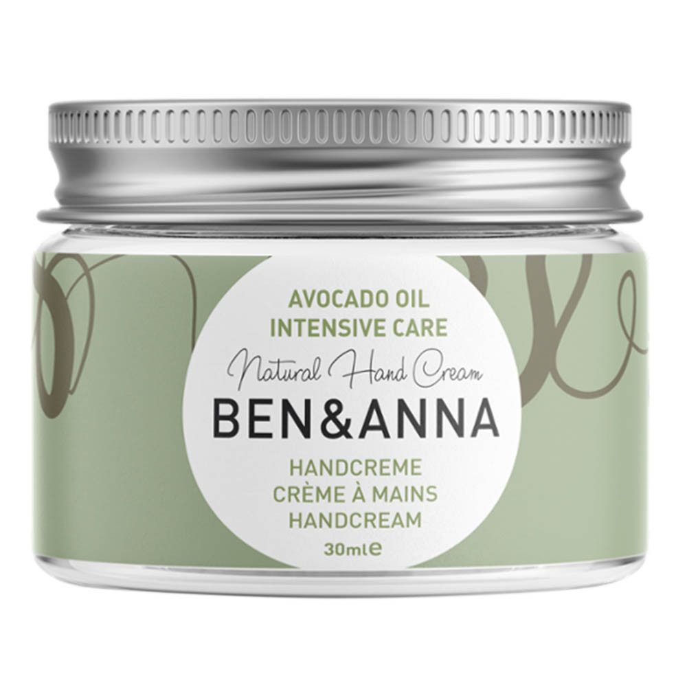 Ben & Anna Handcreme Handcreme im Glas - Avocado Oil Intensive Care 30ml
