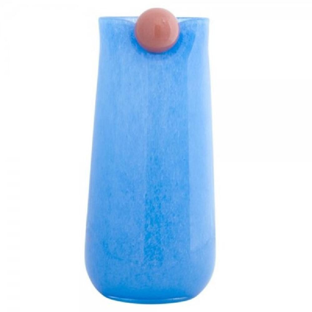 Present Time Dekovase Vase Bolita Glas Soft Blue Soft Orange (32cm)