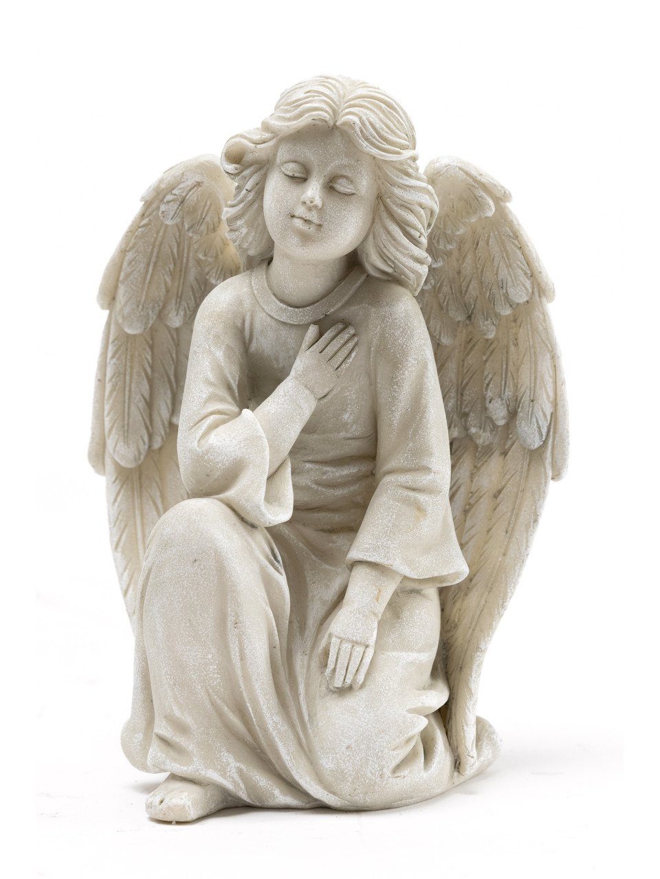 Trend Line Engelfigur TrendLine Figur Engel 16,5 cm grau