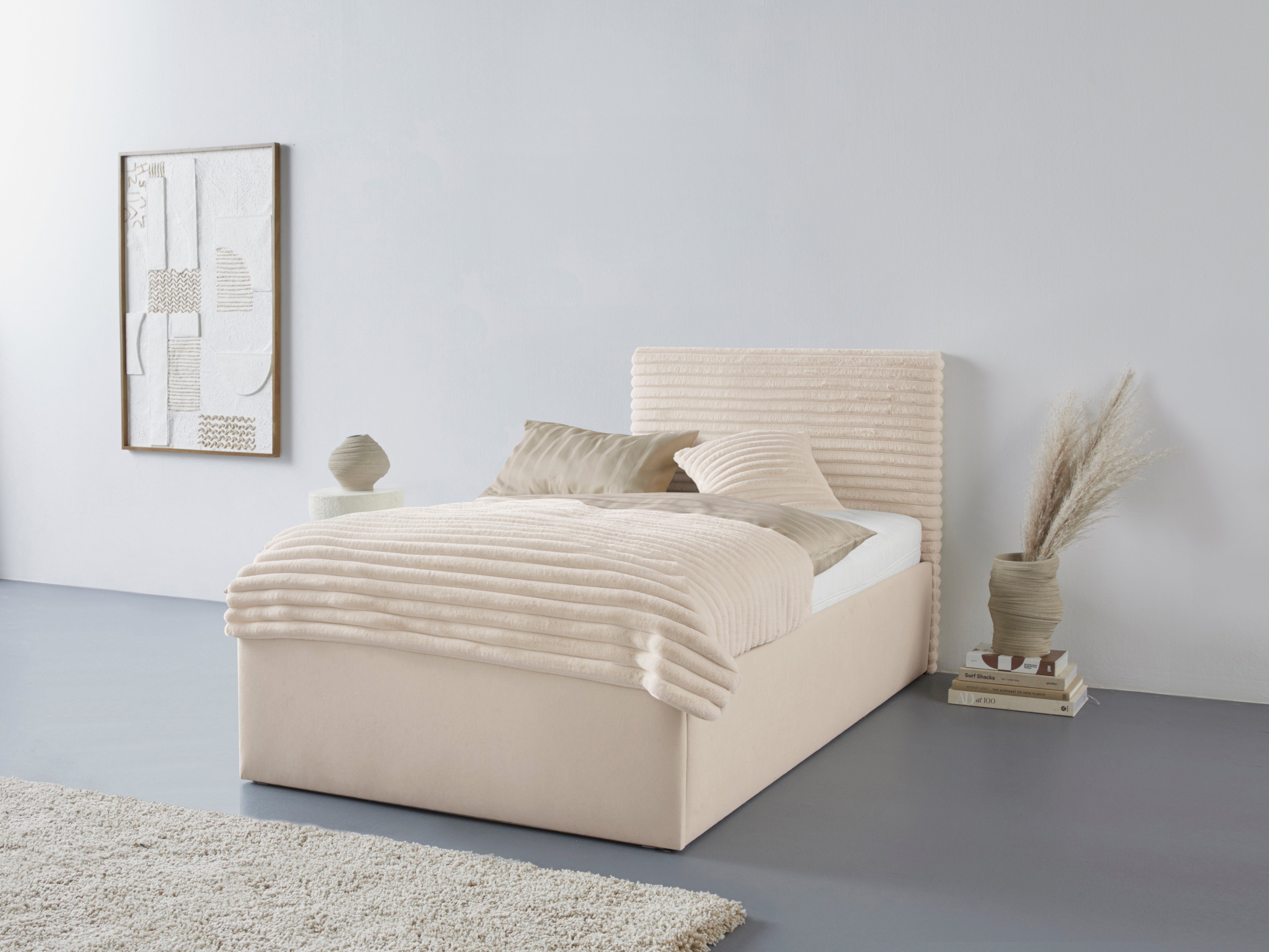 Westfalia Schlafkomfort Polsterbett Vita, auch mit Stauraum erhältlich, inkl. Kopfteilverstellung