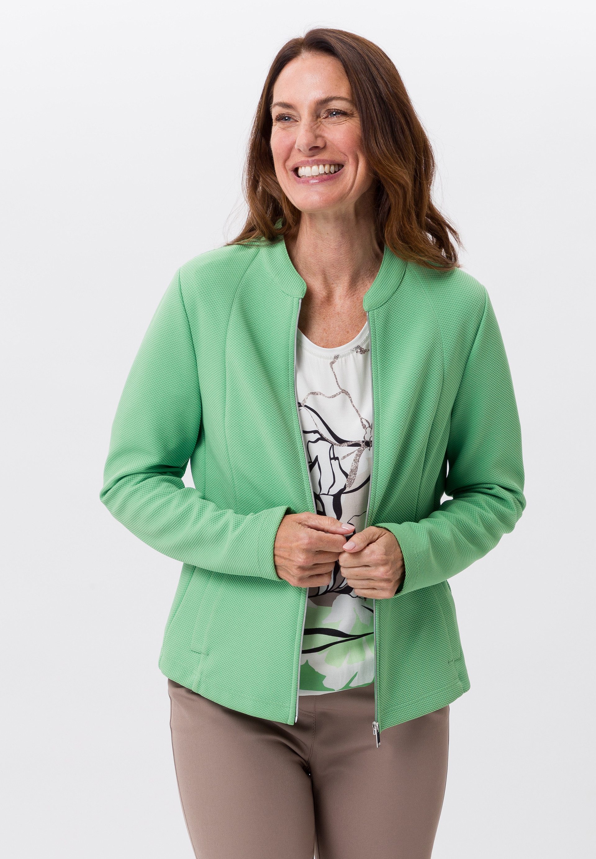 FRANK WALDER Kurzjacke aus Jersey mit günstig online kaufen