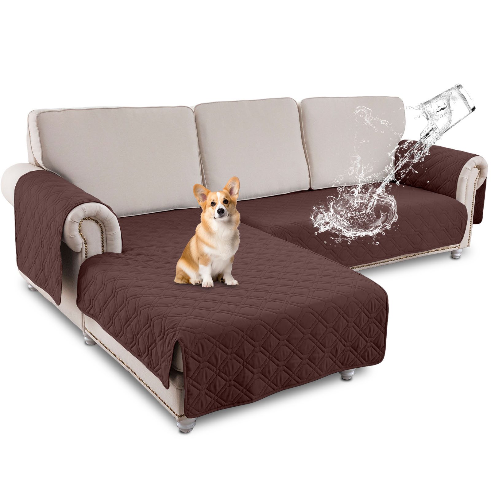 BTTO Sofahusse Sofa Schutz Abdeckung,L-Form wasserdichte Sofaschoner,Schonb günstig online kaufen