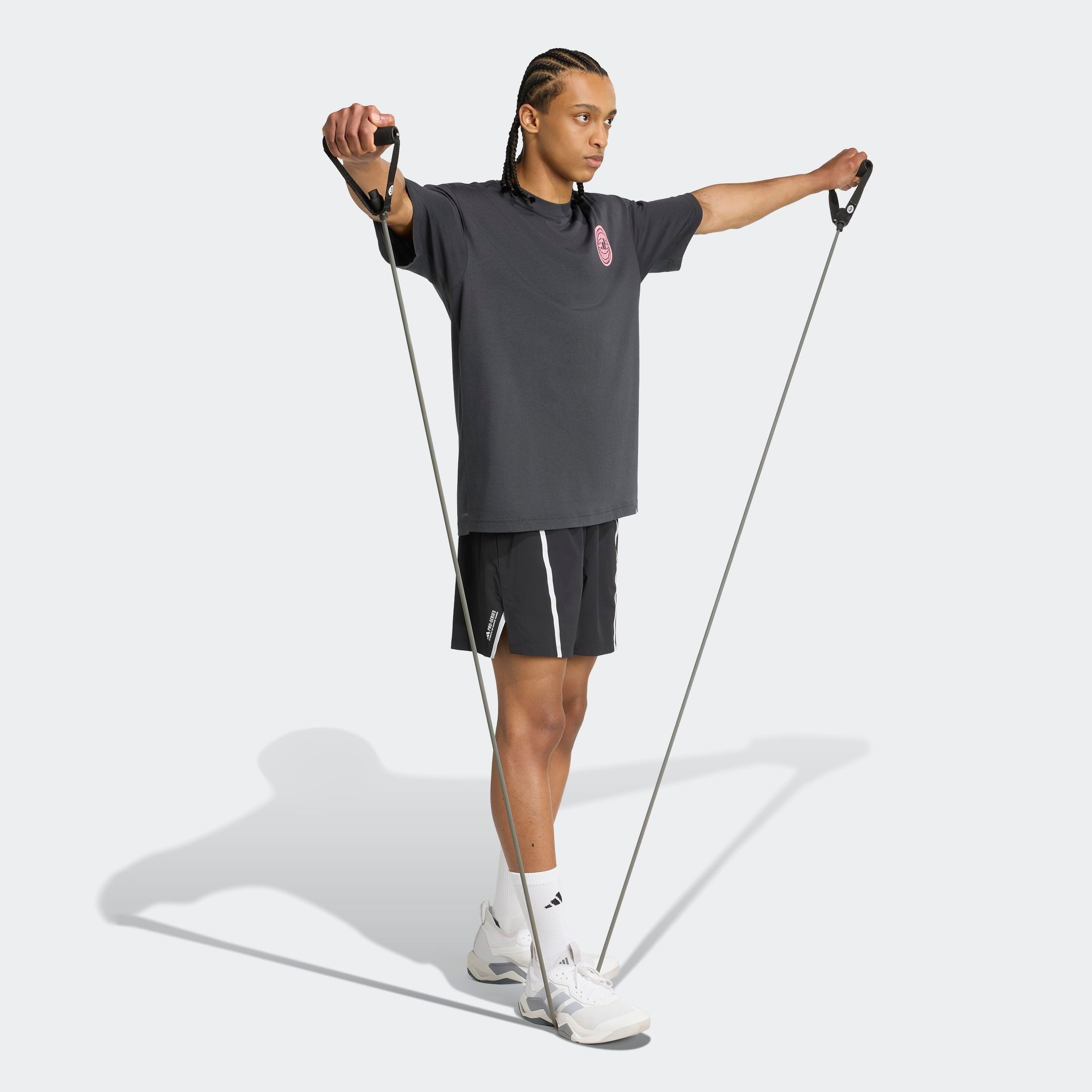 adidas Performance T-Shirt POWER GRAPHIC sportlicher Stil, kurze Ärmel, mit CLIMACOOL Technologie – Bild 5 von 5