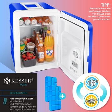 KESSER Thermobehälter, 40L Kühlbox mit Rollen zum Warmhalten und Kühlen Thermobox