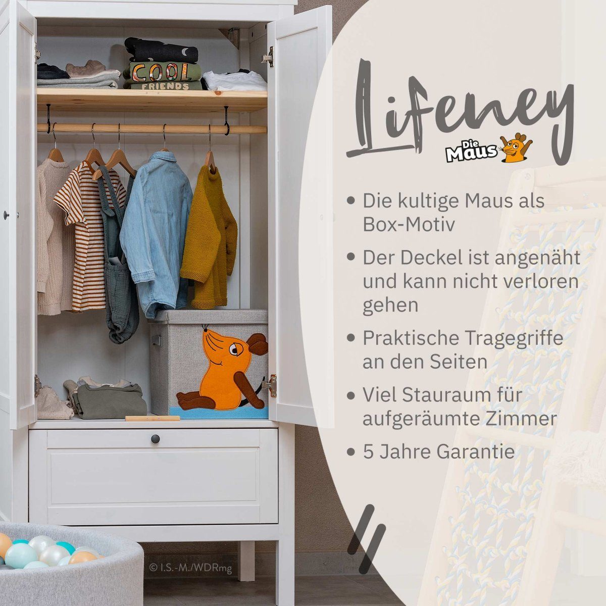 Lifeney Faltbox Aufbewahrungsbox, Ordnungsbox mit Deckel, günstig online kaufen