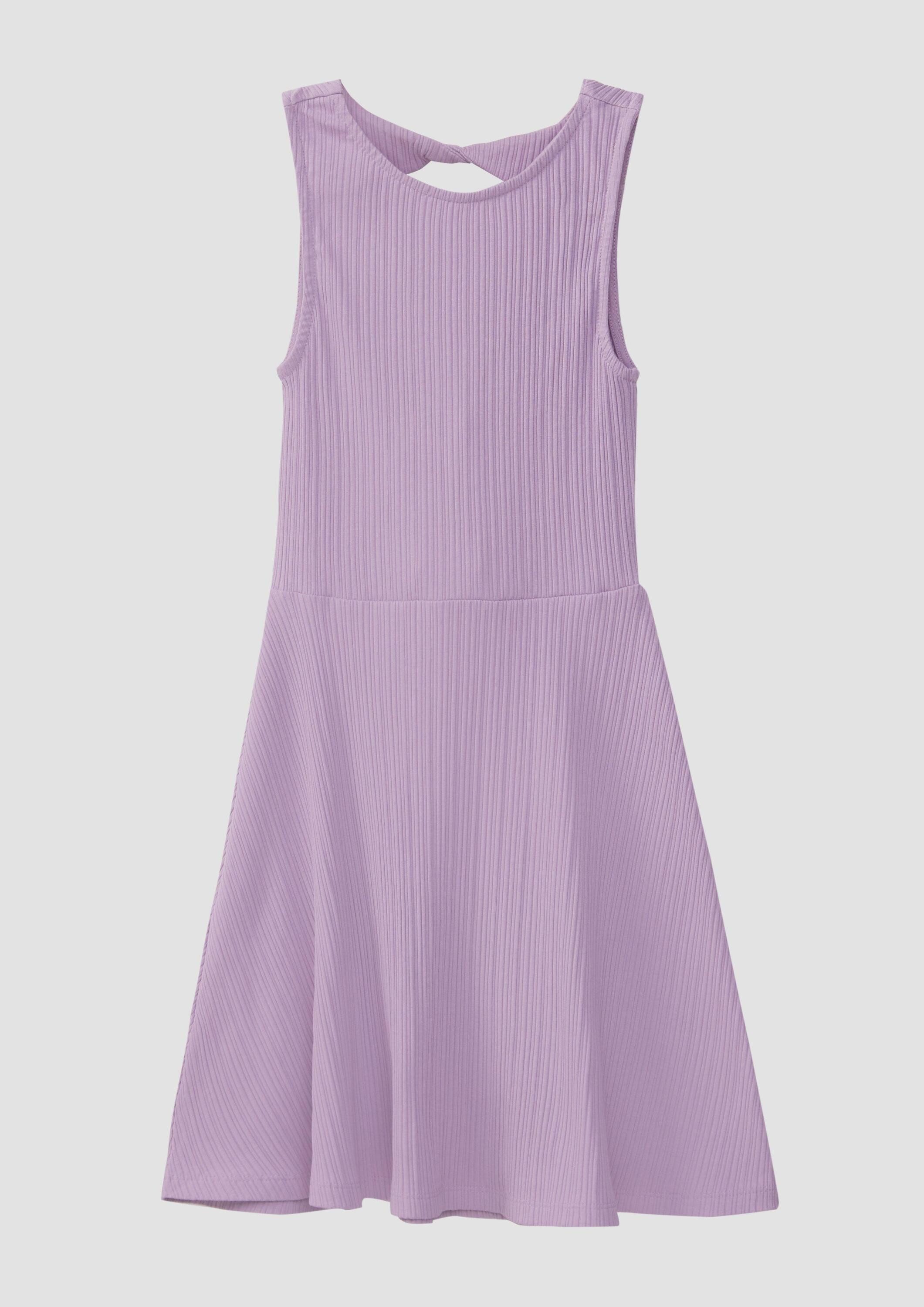 s.Oliver Midikleid Kleid Kurzes Kleid aus Rippware mit Cut-out