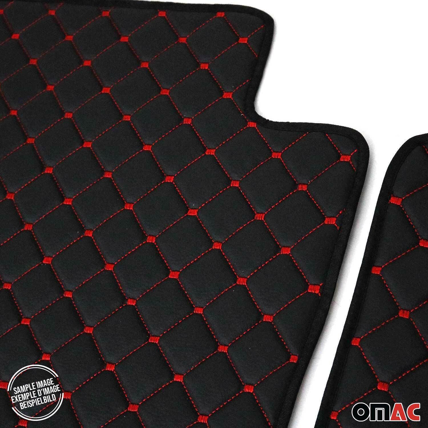 OMAC Auto-Fußmatten für Jeep Cherokee 2014-2024 Schwarz 4 tlg (4 St), für Jeep Cherokee 2014-2024 Jeep Cherokee 2014-2024, Antirutsch,Wasserfest,Einfache Installation