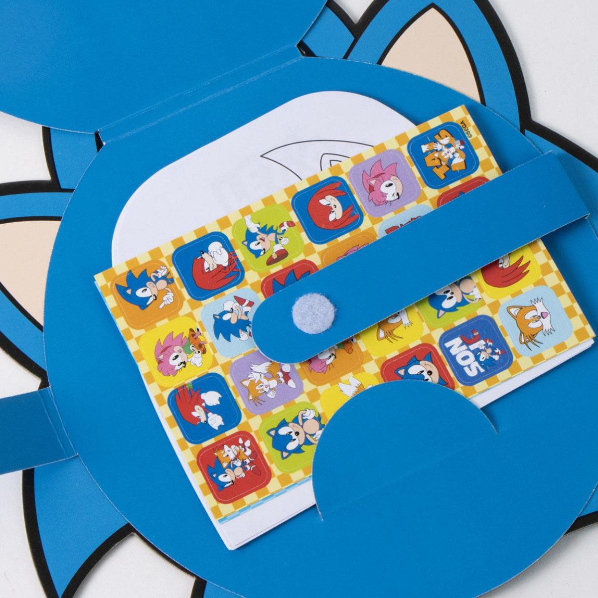 Sonic The Hedgehog Malbuch Beschäftigungsalbum für Reise und Freizeit