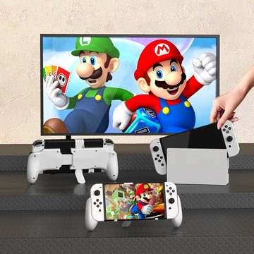 HYTIREBY Nintendo-Schutzhülle Switch OLED/Switch/Switch Lite, 3 in1 Gehäuse, Griff, Ständer