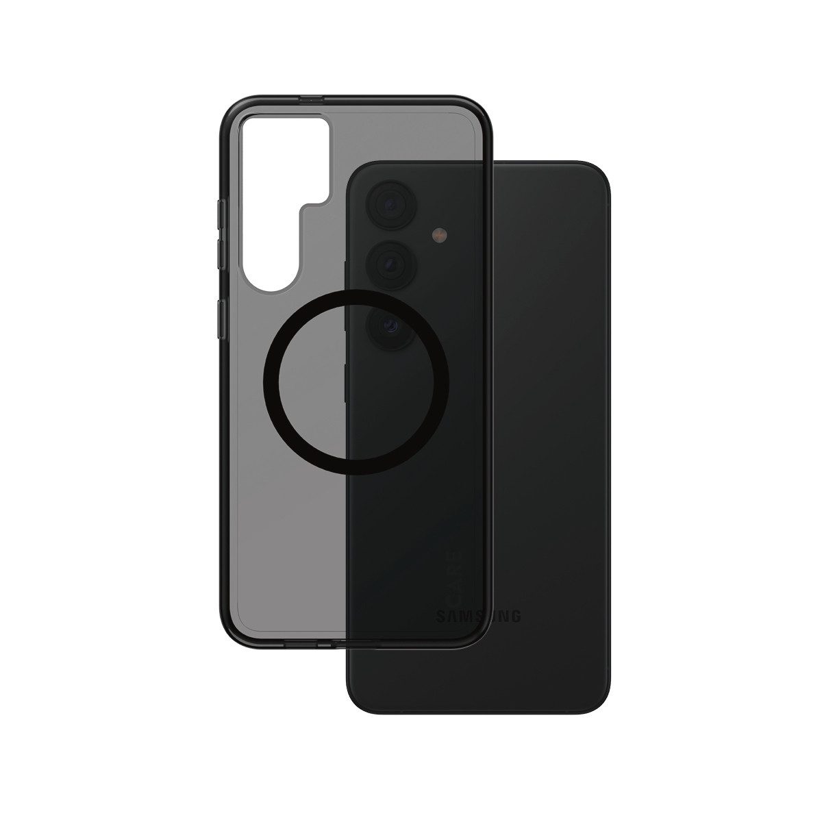CARE by PanzerGlass Handyhülle Magnetic Compatible Smokey Case für Samsung Galaxy S24+, Backcover, Schutzhülle, Handyschutzhülle, Case, Schutzcase, stoßfest