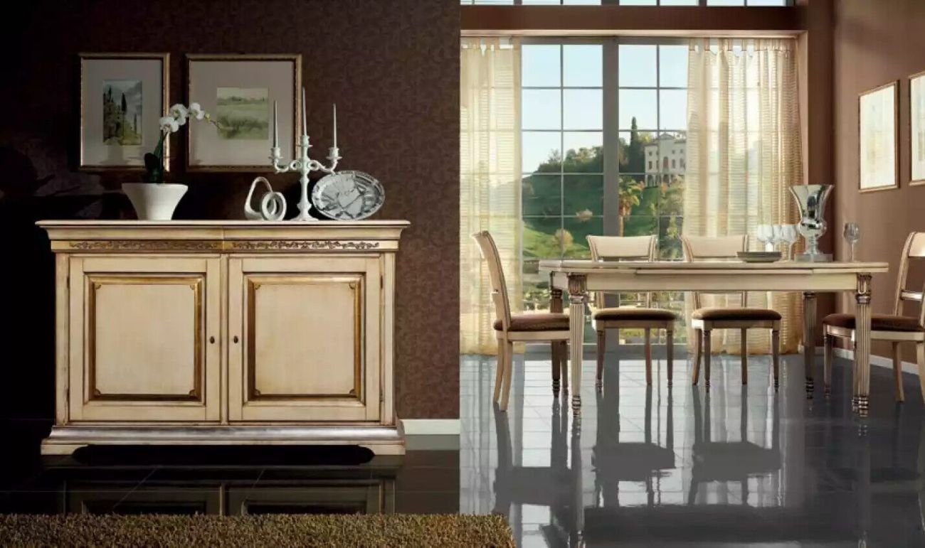 Essgarnitur Design Stühle Esszimmer-Set 1x Italy Tisch JVmoebel (5-St., 5tlg, Italienische Stil 4x 4x Stühle), Esstisch in Made Esstisch +