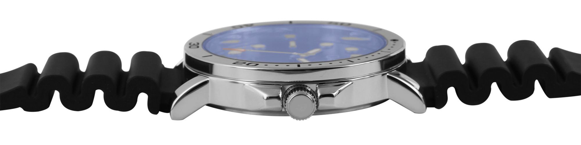 Q&Q Quarzuhr silberfarbig, 5 ATM