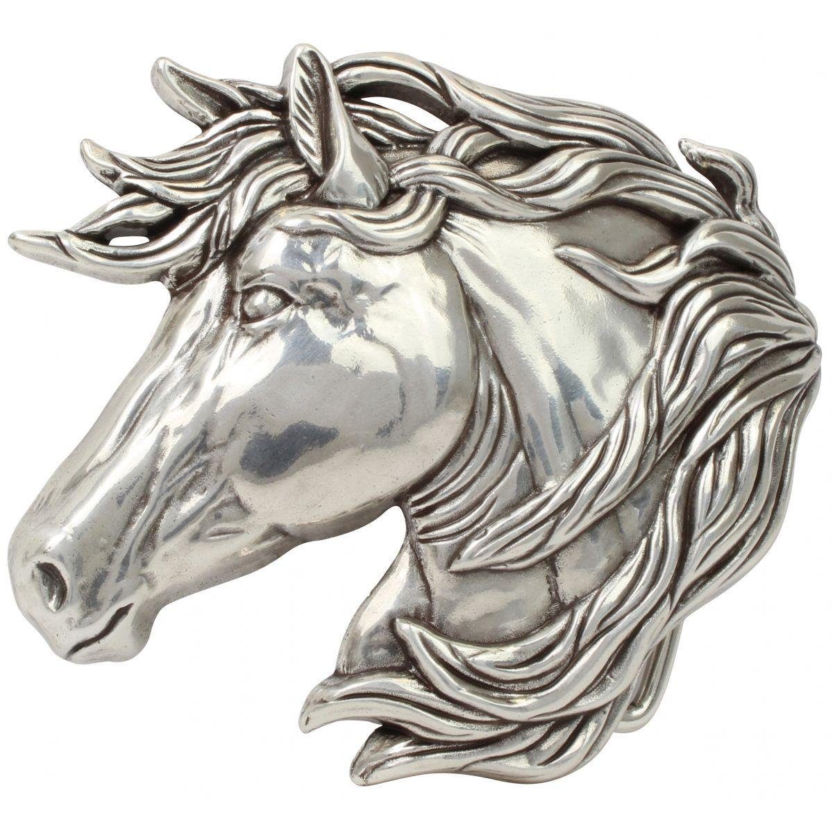 Gürtelschnalle Pferd 4,0 cm - Buckle Wechselschließe Gürtelschließe Reitaccessoires 4