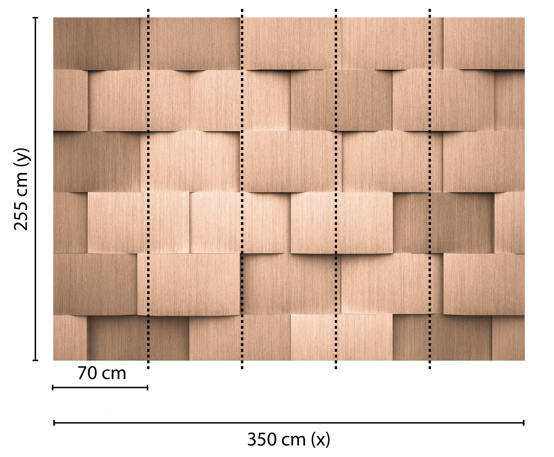 walls Designwalls St), Alu Pattern Vlies, Decke 2, (5 Fototapete Wand, living Schräge, glatt,