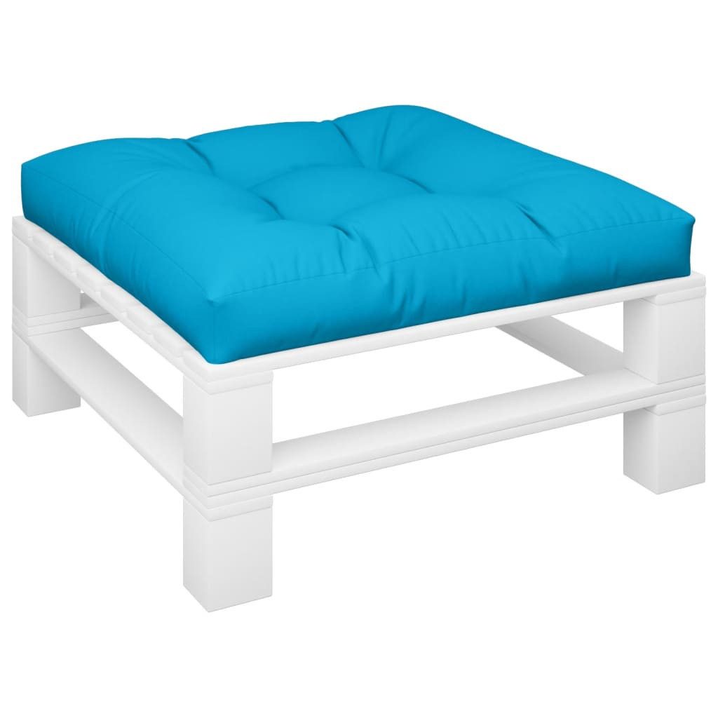 vidaXL Sitzauflage Palettenkissen Blau 80x80x12 cm günstig online kaufen