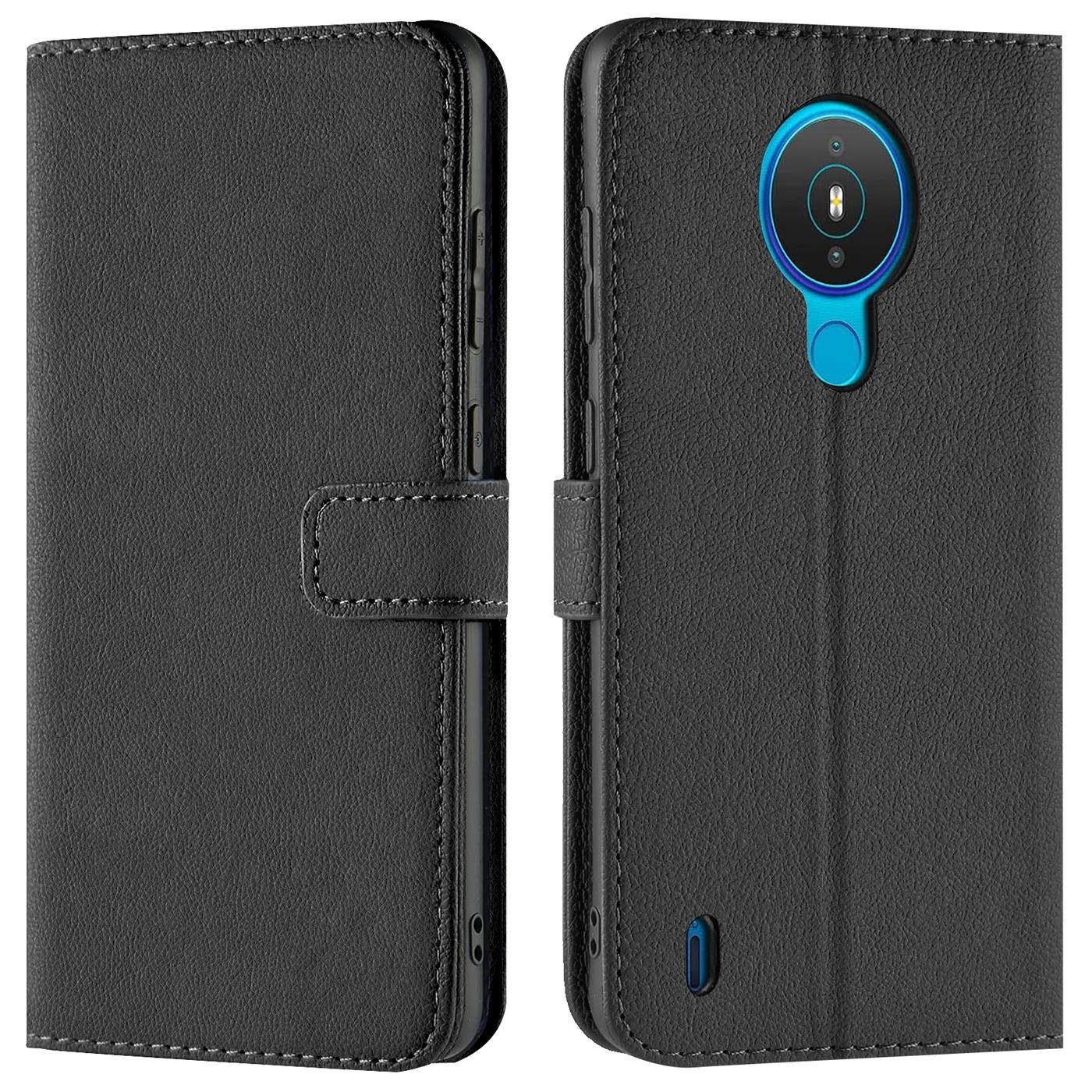 CoolGadget Handyhülle Book Case Handy Tasche für Nokia 1.4 6,52 Zoll, Hülle Klapphülle Flip Cover Etui Schutzhülle stoßfest