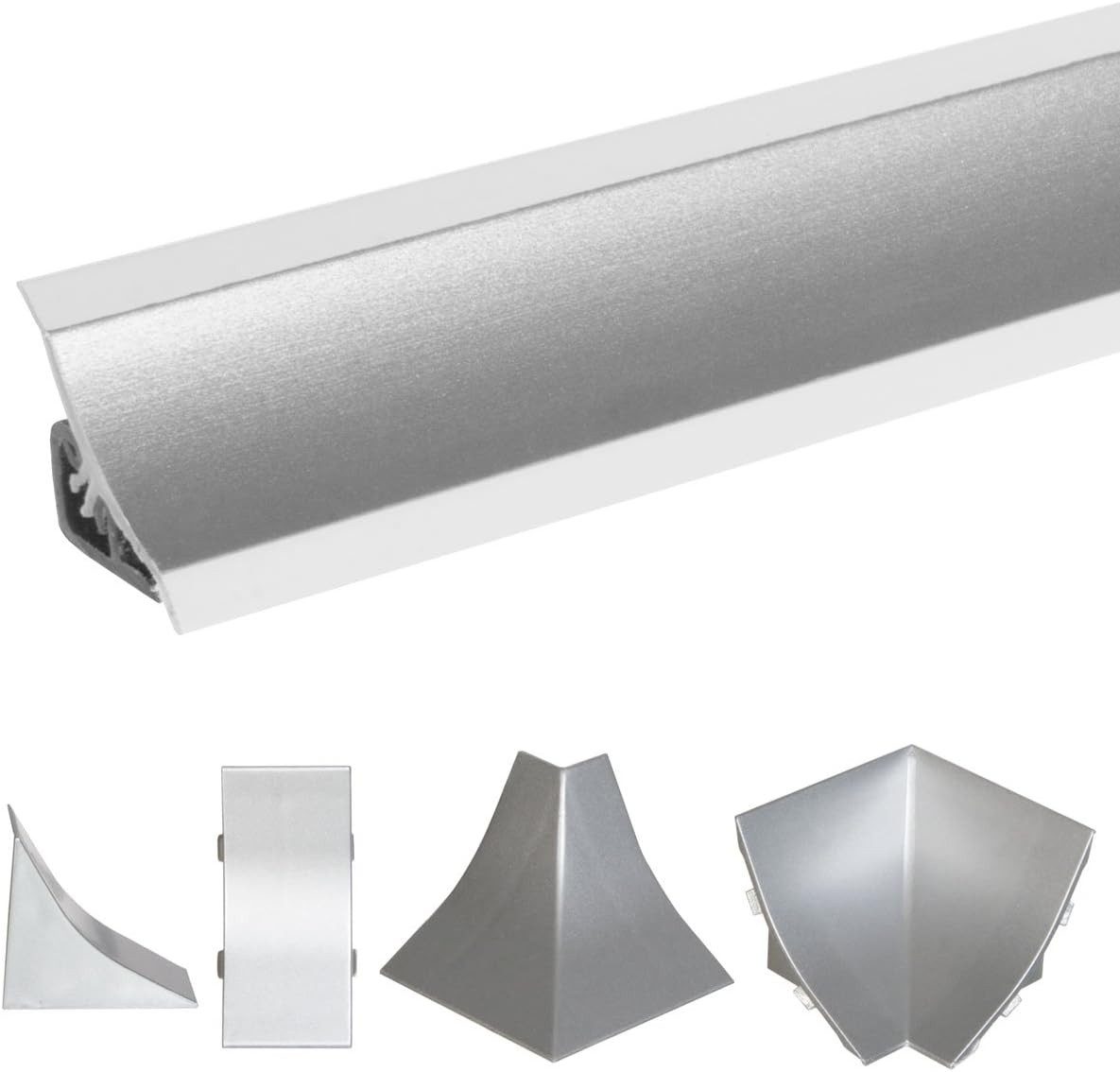 HOLZBRINK Abschlussleiste HOLZBRINK Küchenabschlussleiste Küchenleiste Alus günstig online kaufen