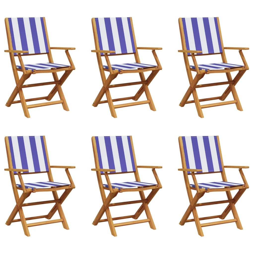 vidaXL Gartenstuhl Gartenstühle 6 Stk. Klappbar günstig online kaufen