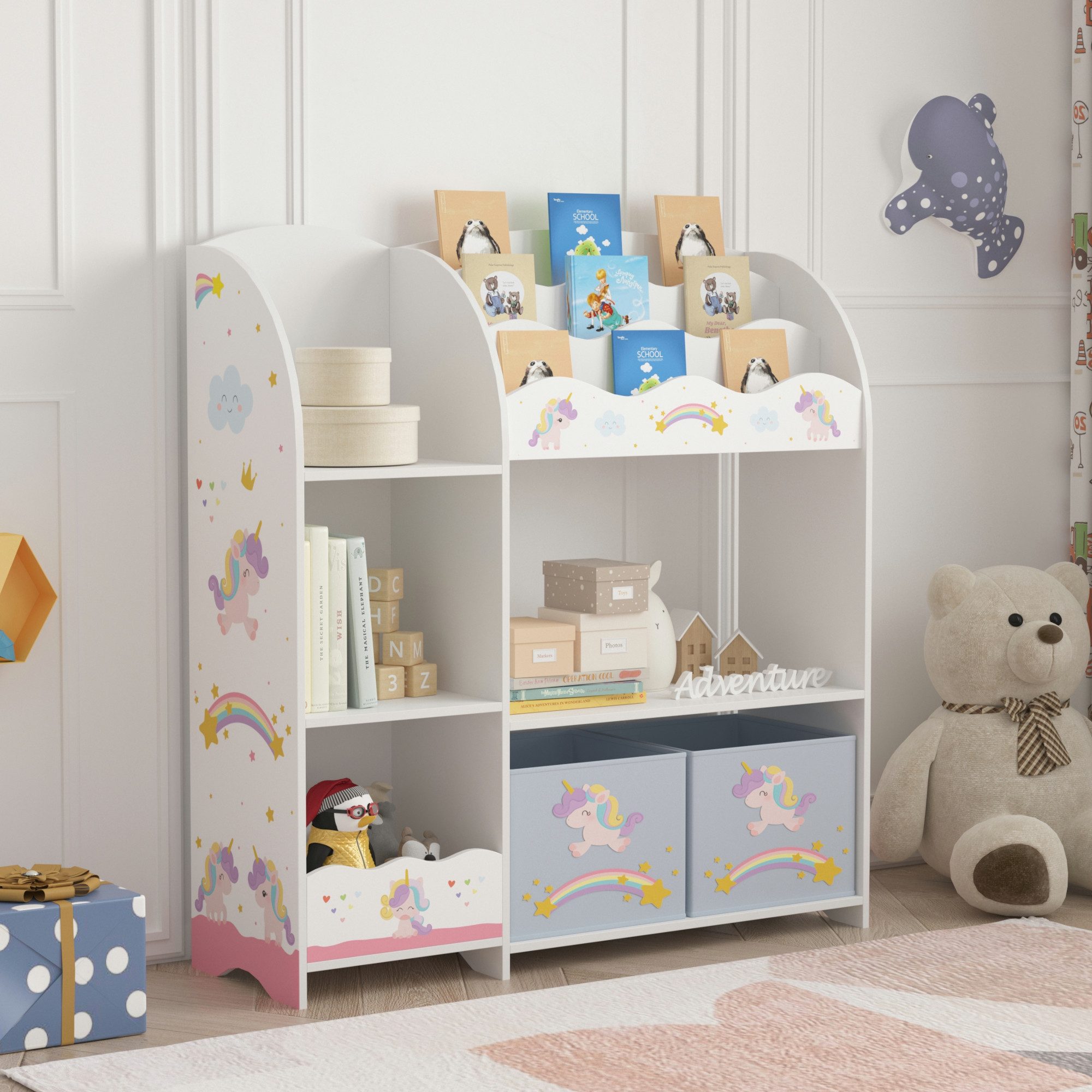 en.casa Kinderregal, »Lysekil« 100 x 93 günstig online kaufen