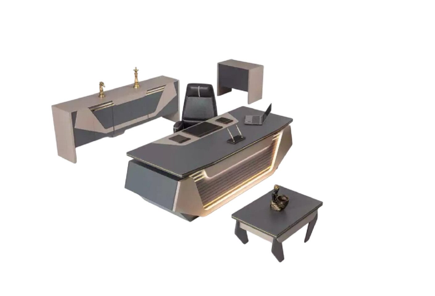 Büromöbel-Set Innovative Büromöbel Designer Schreibtisch und Aktenschrank