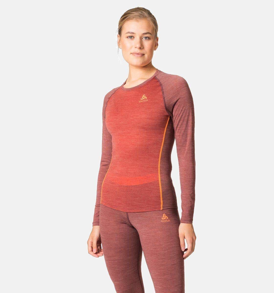 Odlo Funktionsunterhemd Damen Funktionsunterhemd (500) (1-St) rot