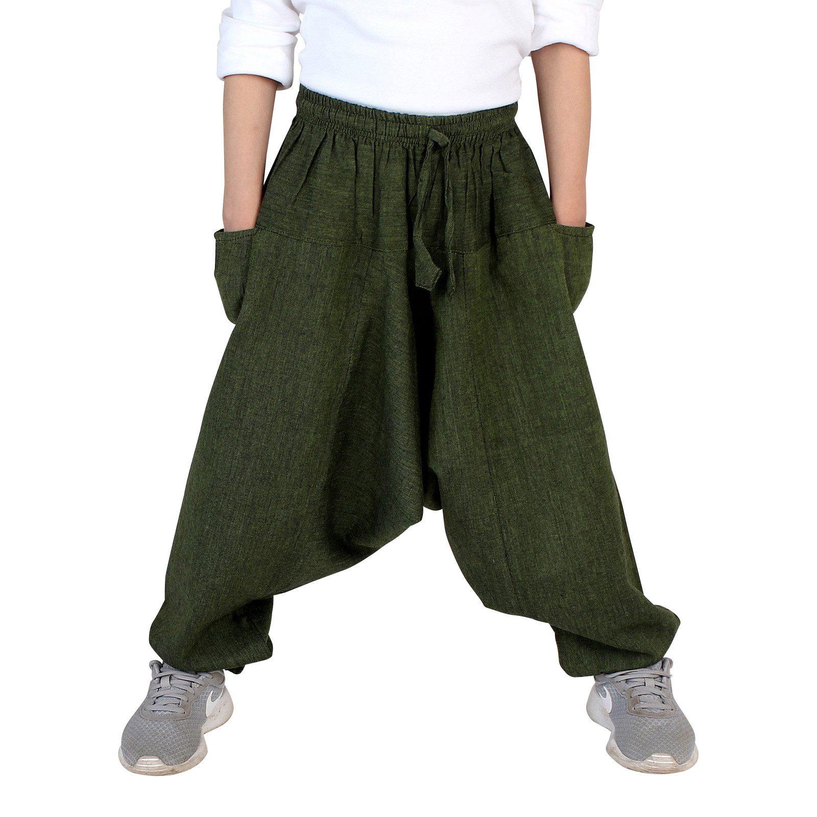 BUDDHA arts&more Haremshose Haremshose für Kinder Handarbeit aus Nepal