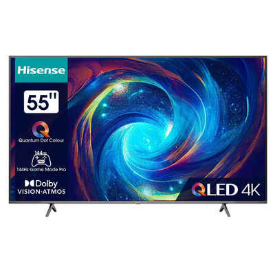 Hisense 55E7KQ PRO QLED-Fernseher (139,00 cm/55 Zoll, QLED 4K, Smart-TV, Sound Technologie Dolby Atmos, Dolby Audio)