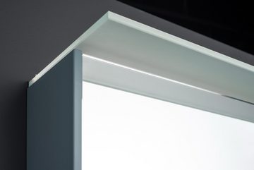 welltime Spiegelschrank D-Line Badmöbel, 61.4 cm breit, doppelseitig verspiegelt, LED-Beleuchtung