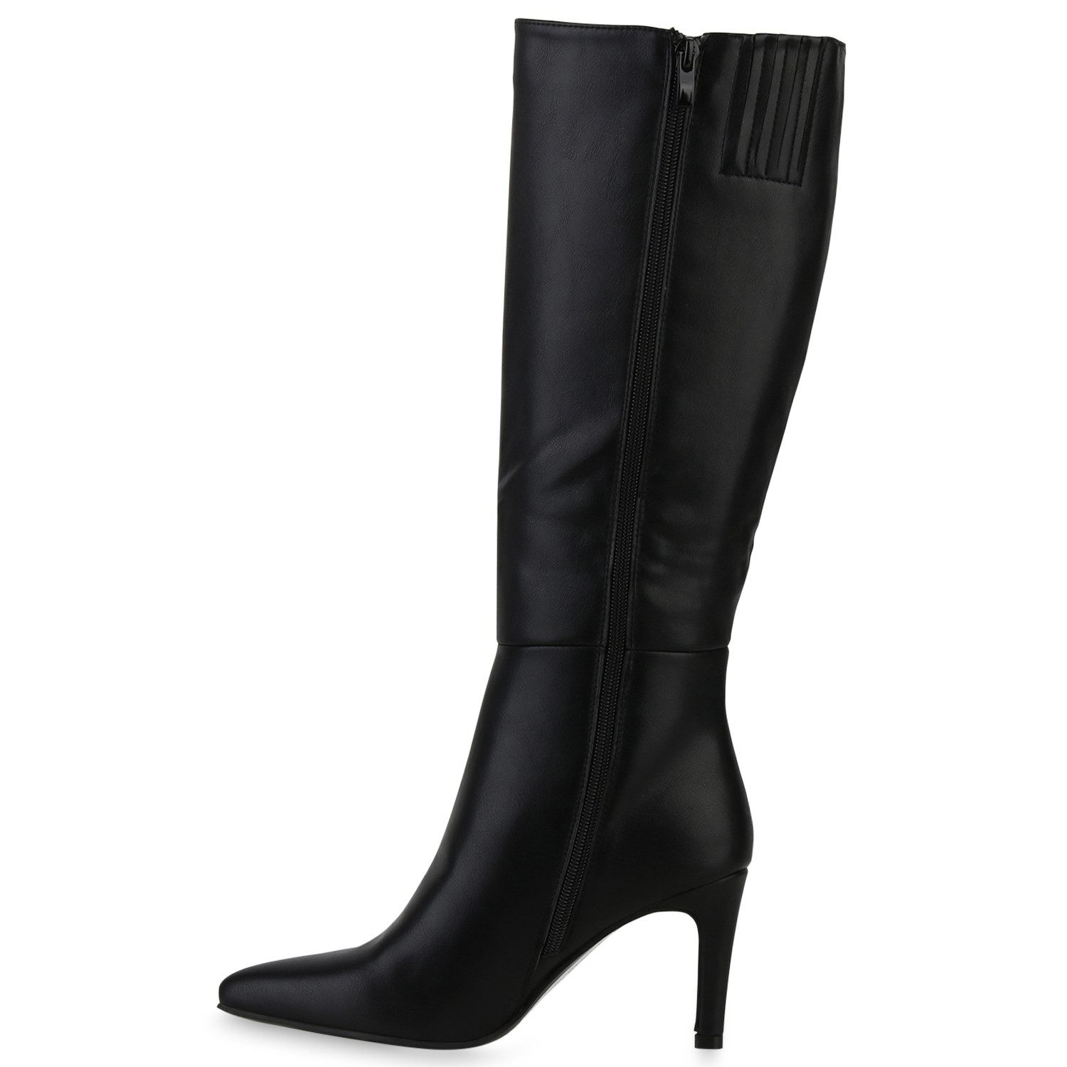 VAN HILL 839876 Stiefel Damen Leicht Gefütterte Klassische Stiefel Spitze Basic