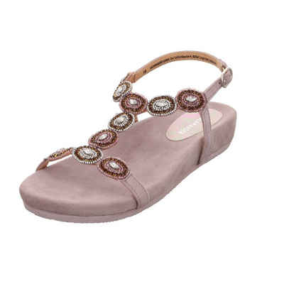Salamander Ginie Sandale Fußbett Bequem Freizeit Sandale Leder-/Textilkombination