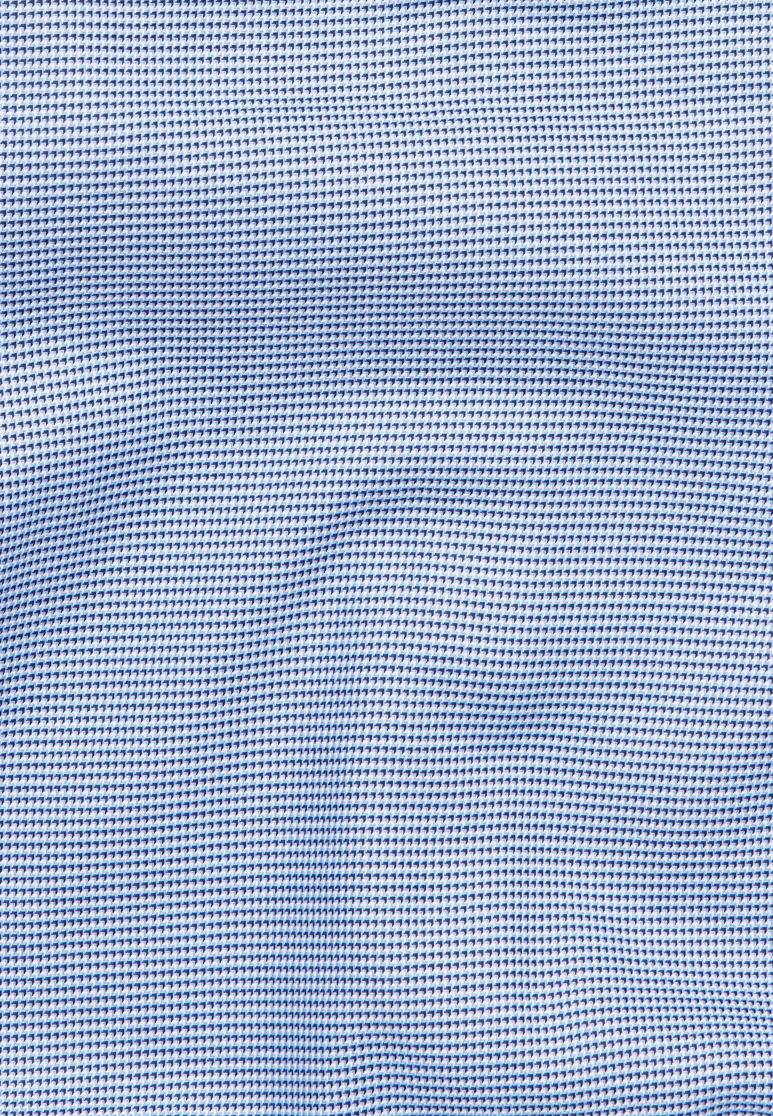 Langarmhemd FIT COMFORT Eterna blau
