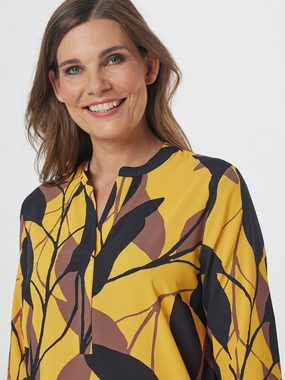 Georg Stiels Druckbluse Print-Shirt figurumspielend im Herbstdruck