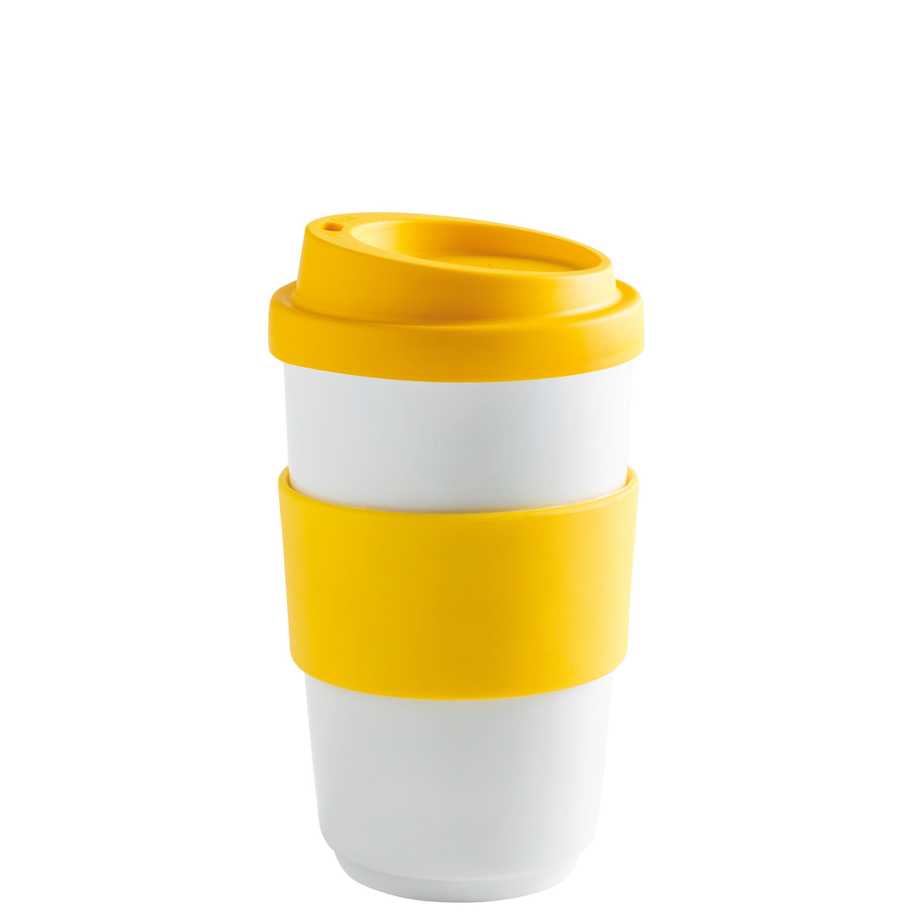 KAHLA Coffee-to-go-Becher Fillit Becher + Trinkdeckel, 1-tlg., Porzellan, Made in Germany